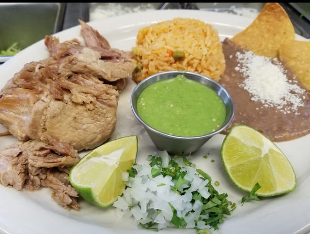 Carnitas Platter.