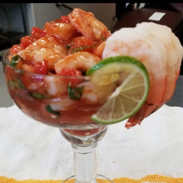 Mexican Shrimp Cocktail.